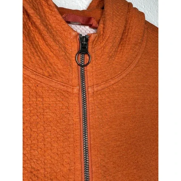 Lululemon All Yours Hoodie Sweater Womens 4 Orange Bubble Dot Pullover Stretch - Picture 7 of 16